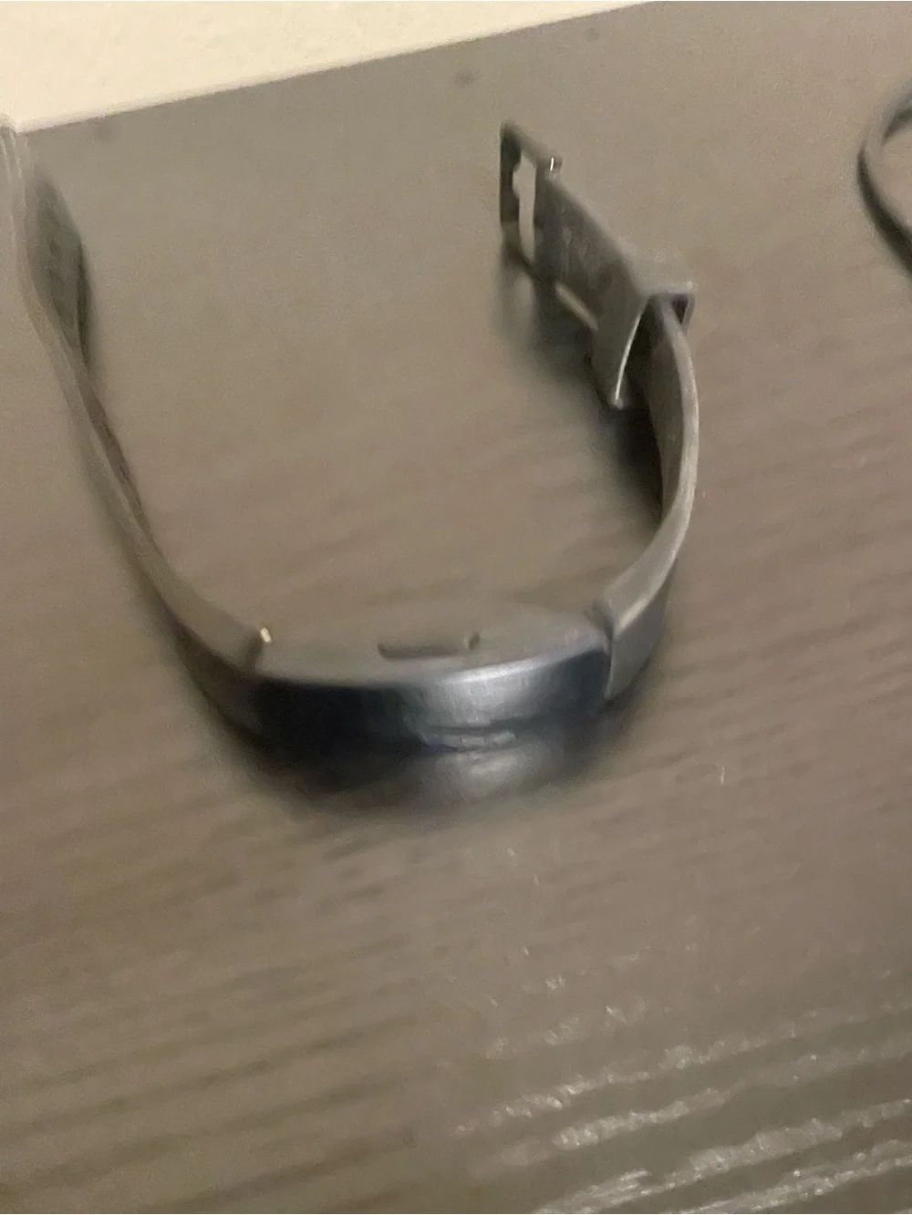 fitbit Black Silicone Fitness Tracker with Slim Display